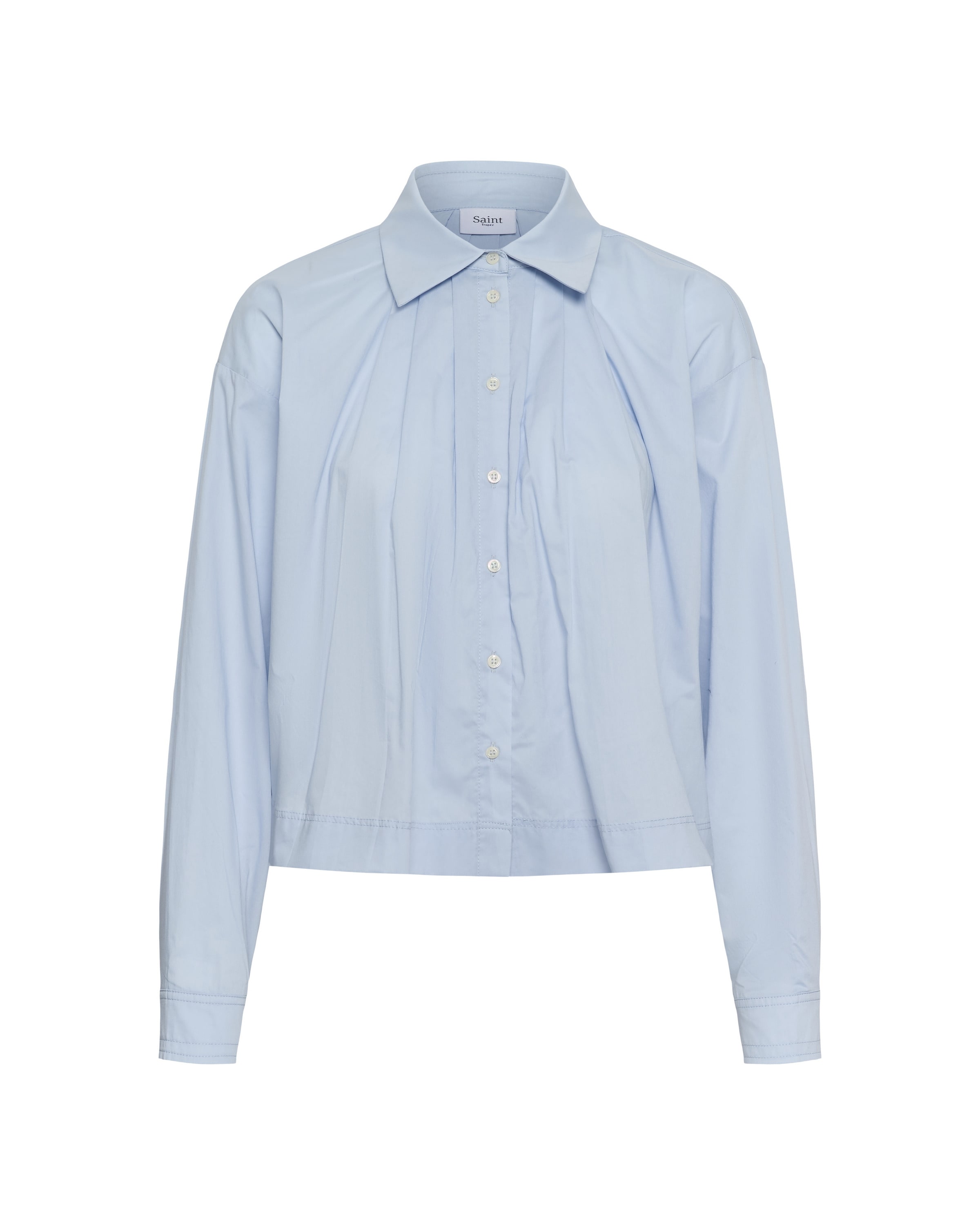 SAINT TROPEZ Blouse 'Trish' in Blauw: voorkant