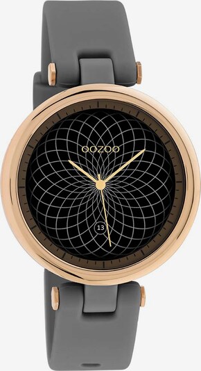 OOZOO Digitaluhr in gold / schwarz, Produktansicht