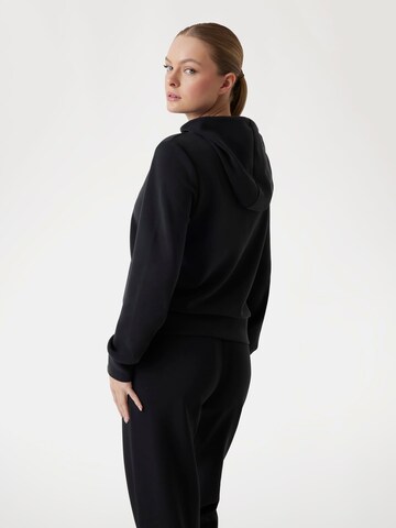 GUESS Sweatjacke 'OLYMPE' in Schwarz