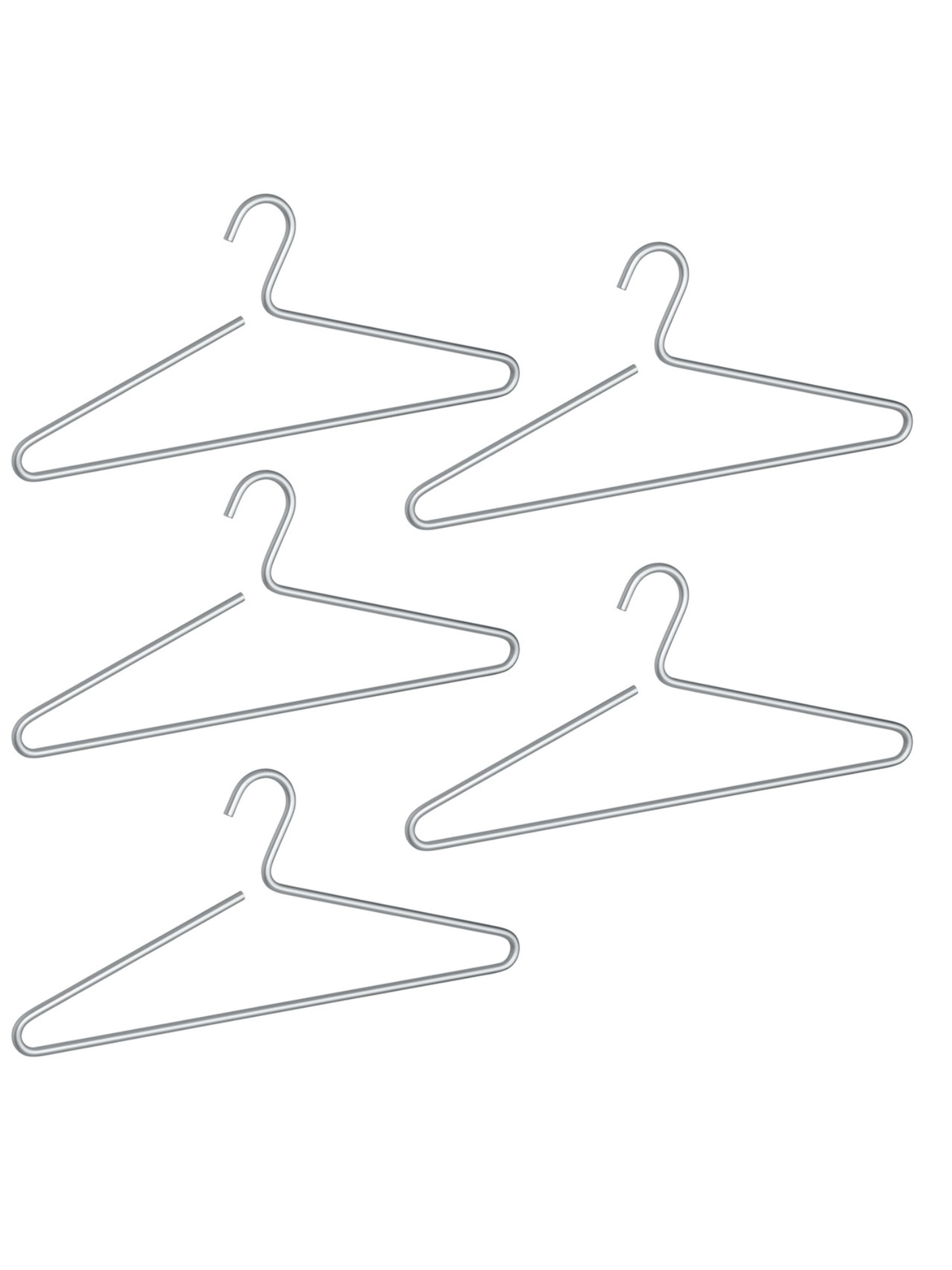 Wenko Kleiderbügel in Silber: Vorderseite
