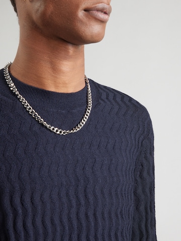 ARMANI EXCHANGE Пуловер в синьо