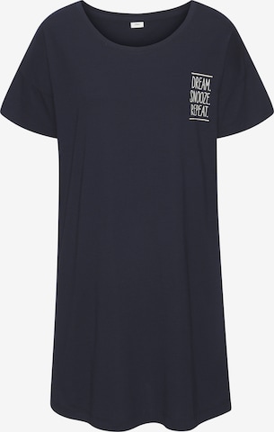 s.Oliver - Camiseta de noche en azul: frente
