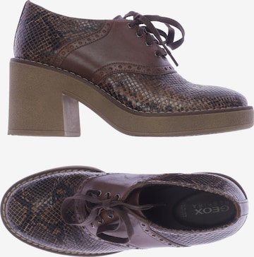 GEOX Flats & Loafers in 39 in Brown: front