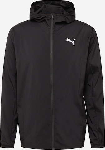 PUMA Training Jacket in Black: front