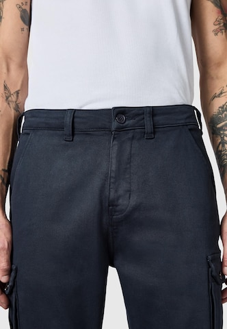 Effilé Pantalon cargo 'Siwas' Peak Time en bleu