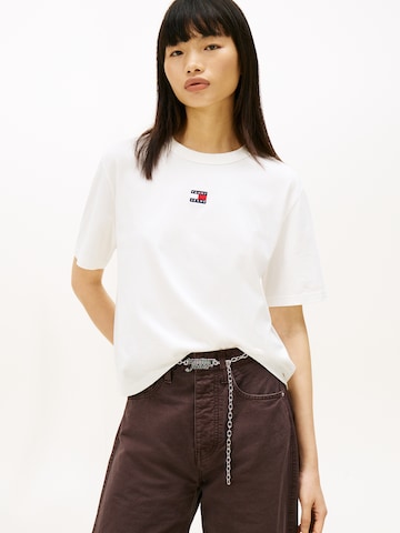Tommy Jeans Tričko – bílá: přední strana