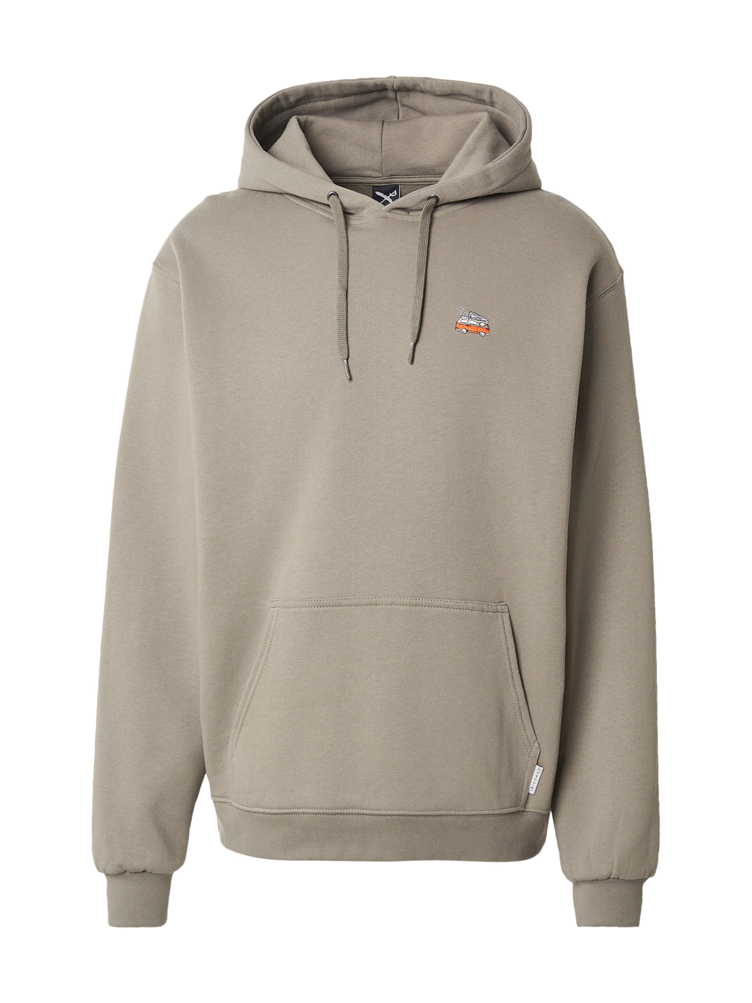 Iriedaily Свитшот 'Smokin Van' в Зеленый: спереди