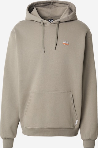 IriedailySweater majica 'Smokin Van' - zelena boja: prednji dio