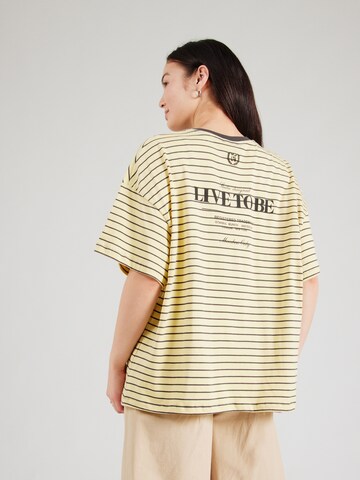 LTB Koszulka oversize w kolorze żółty: przód