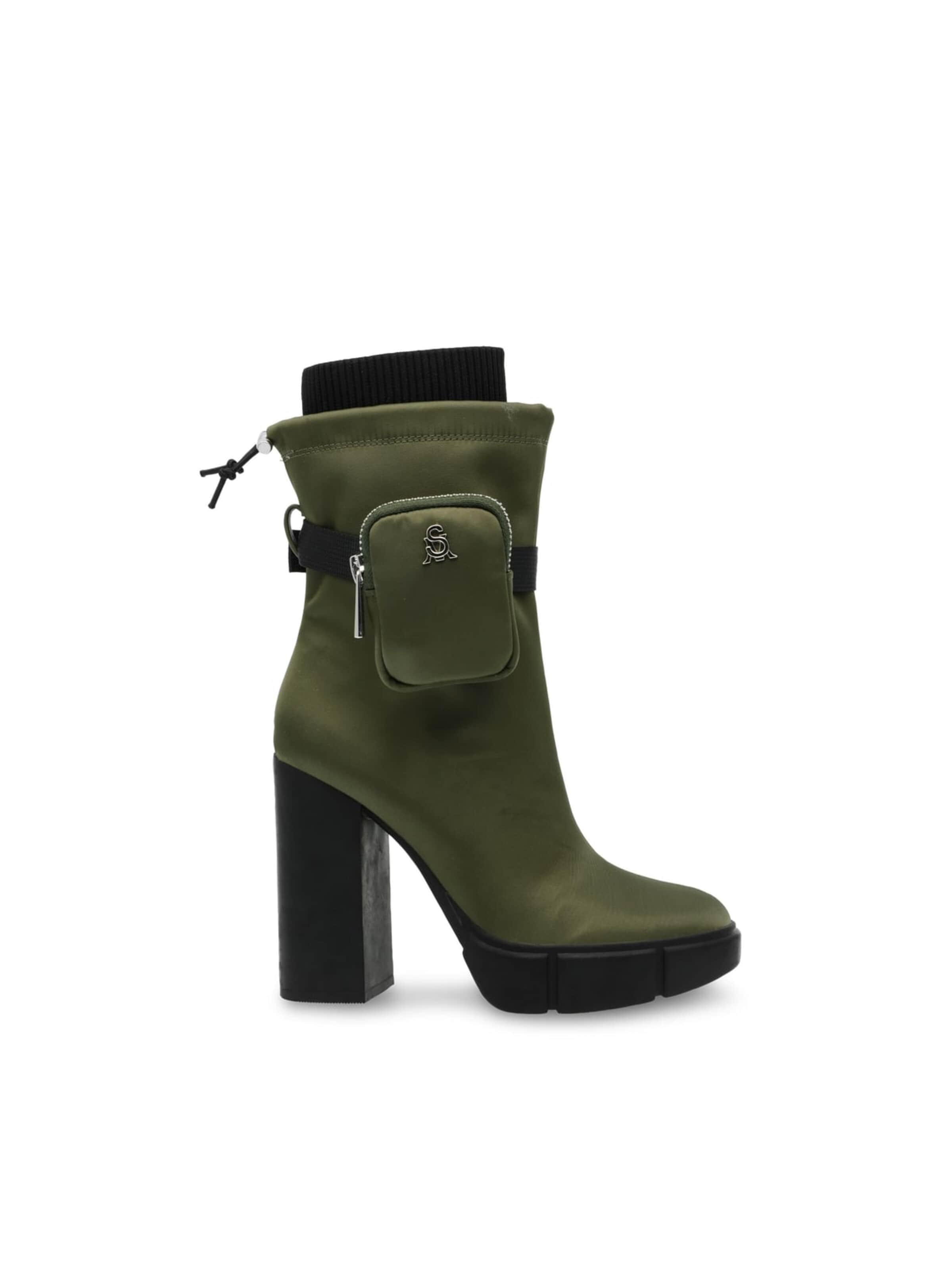STEVE MADDEN Støvler 'RISEUP OLIVE GREEN' i grøn: forside