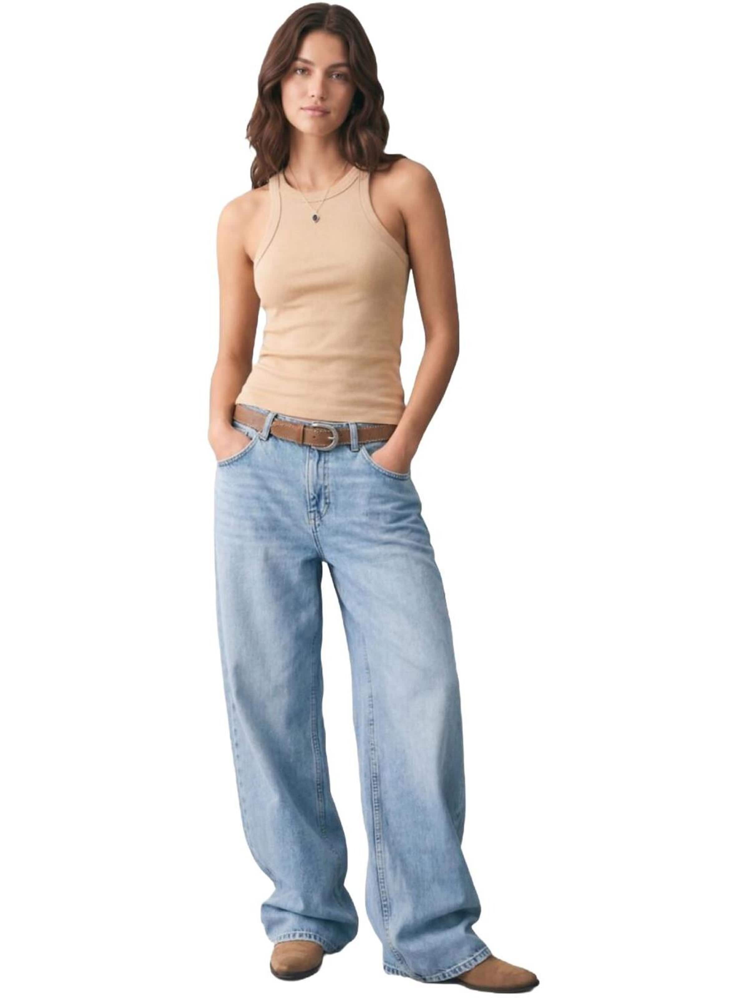 Haut 'LTB Jeans Damen-Tanktop' LTB Jeans en rose : devant