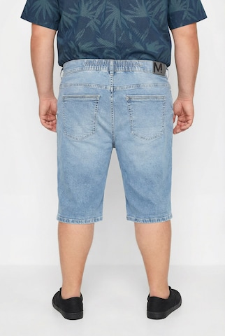 Men Plus Regular Jeans in Blauw