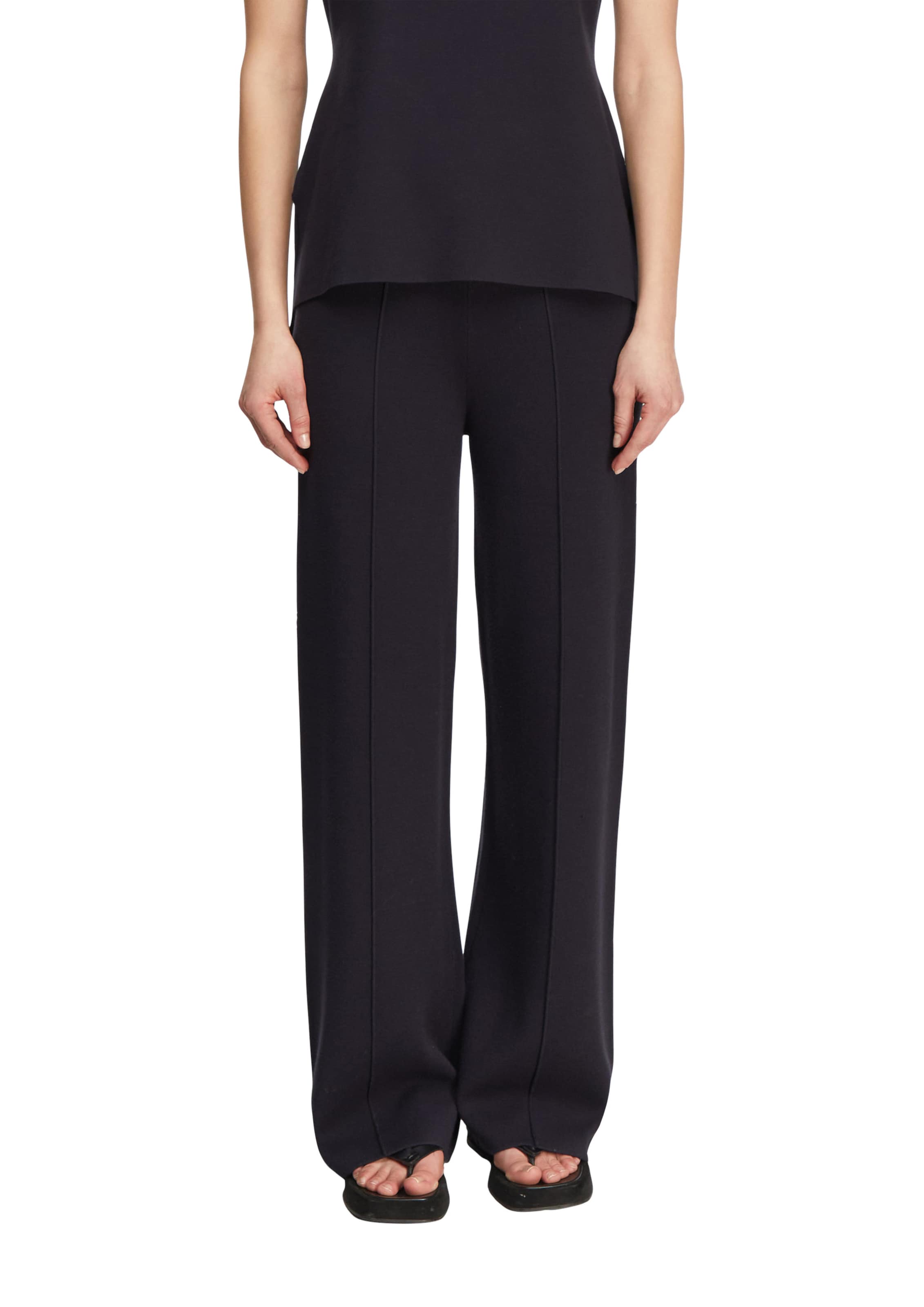 Wide Leg Pantalon COMMA en bleu