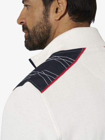 Jan Vanderstorm Zip-Up Hoodie 'Atli' in White