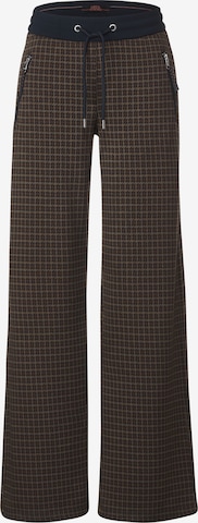 CECIL Loose fit Pants 'Hahnentritt' in Brown: front