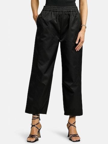 Regular Pantalon ' TAPPY ' Liberte Essentiel en noir : devant