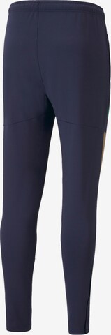 PUMA Slim fit Workout Pants 'Italien Prematch' in Blue