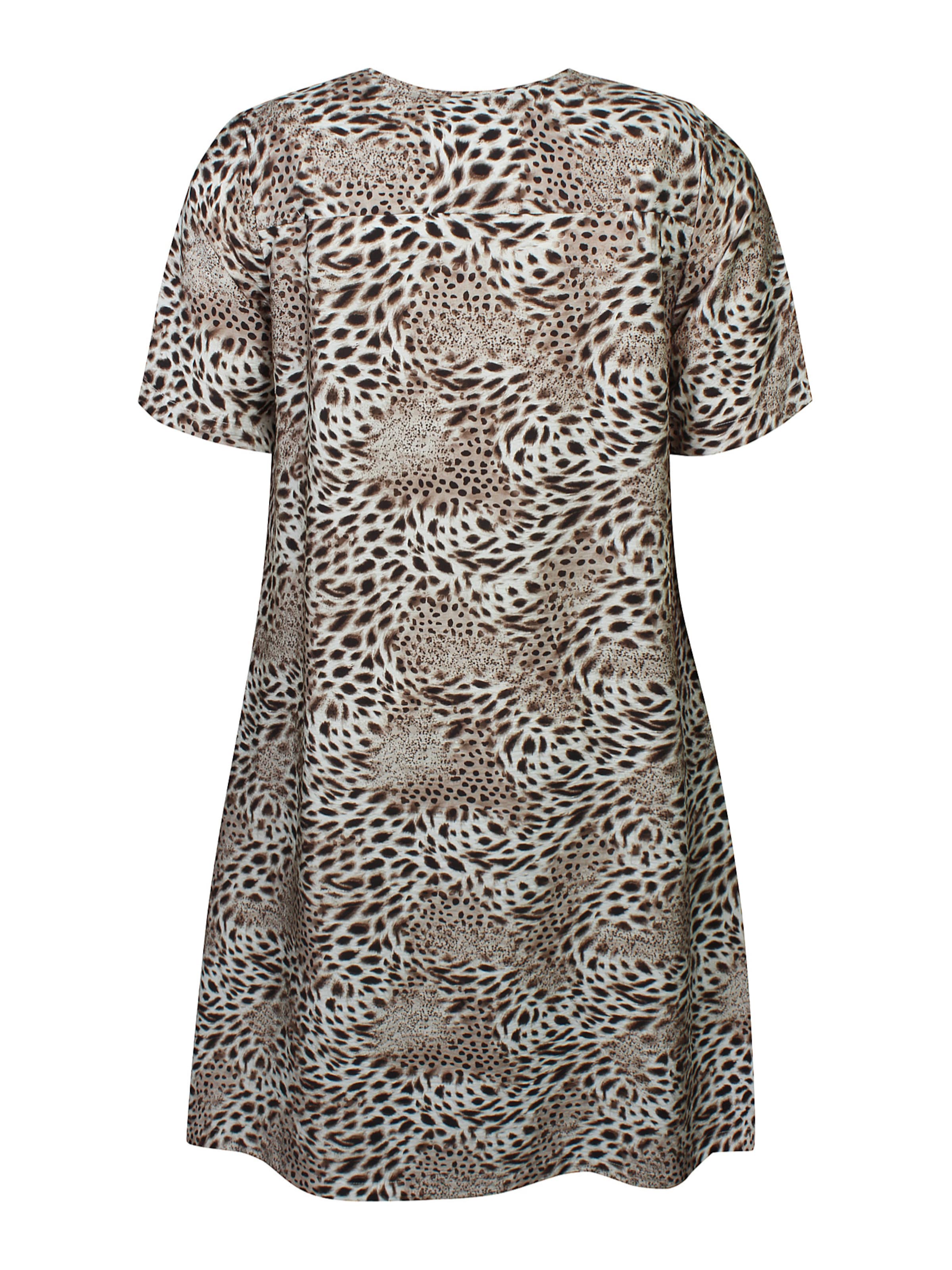 Zhenzi Dress 'Maida 1637' in Brown