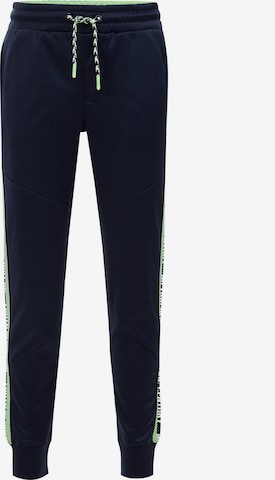 WE Fashion Tapered Trousers in Blue: front