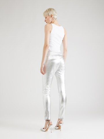 Ibana Slim fit Pants 'Colette' in Silver