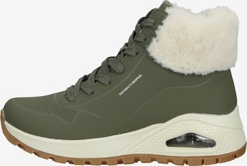 Bottines à lacets SKECHERS en vert