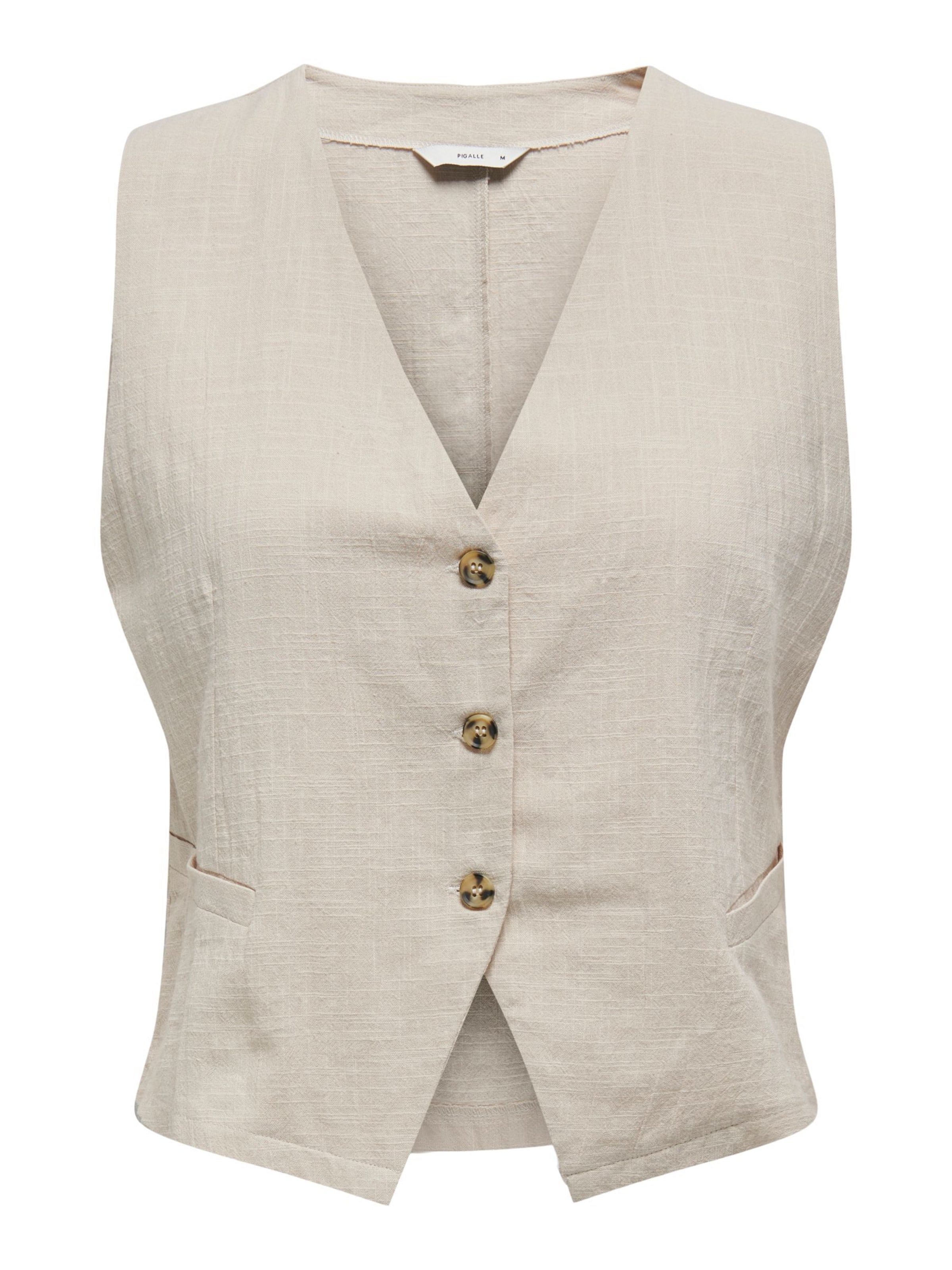 ONLY Suit vest 'ONLTizana' in Grey: front