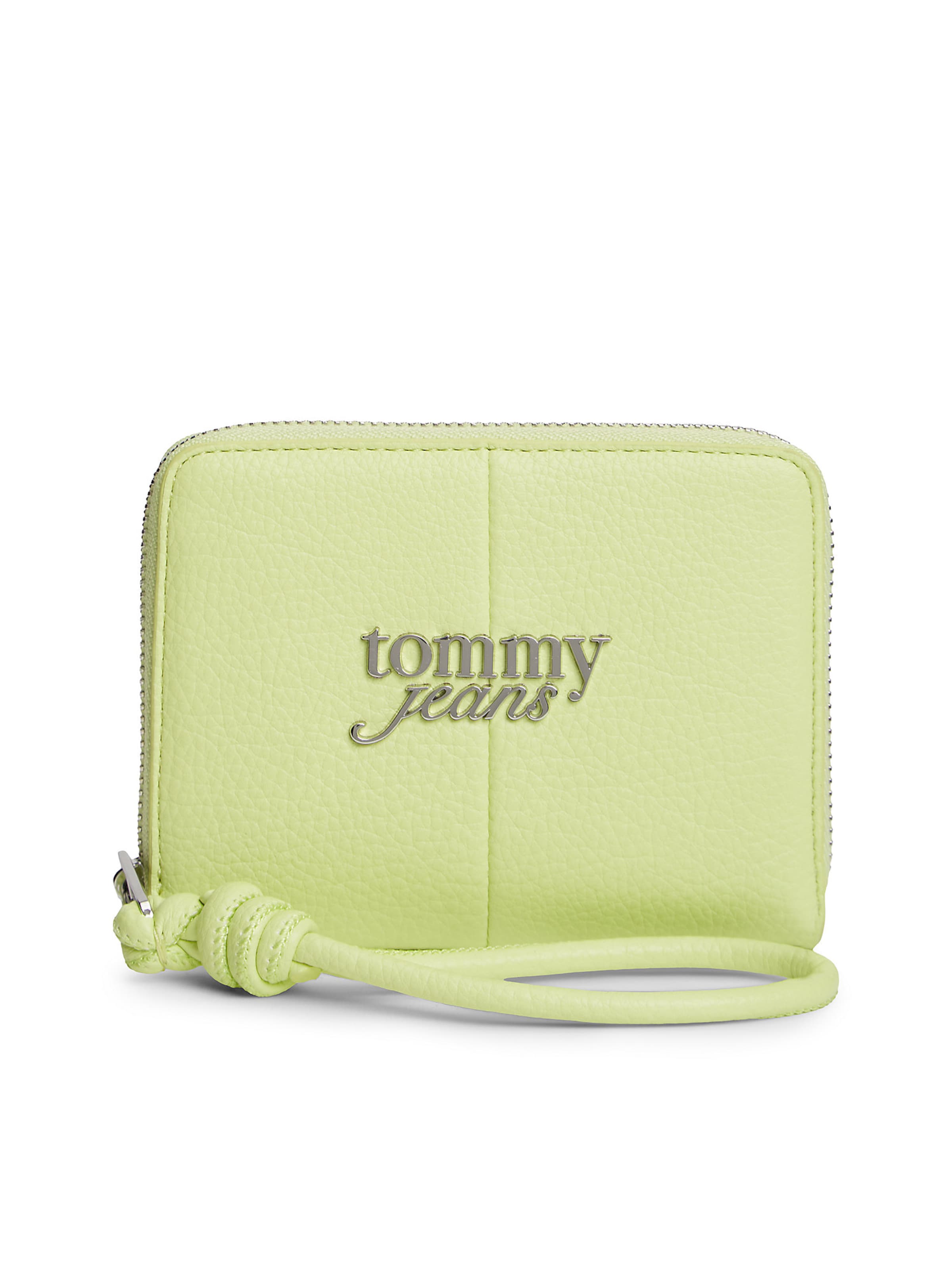 Porte-monnaies 'Bold' Tommy Jeans en vert : devant