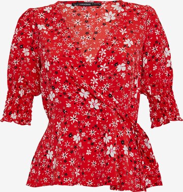 Threadbare Blouse 'Diana' in Rood: voorkant