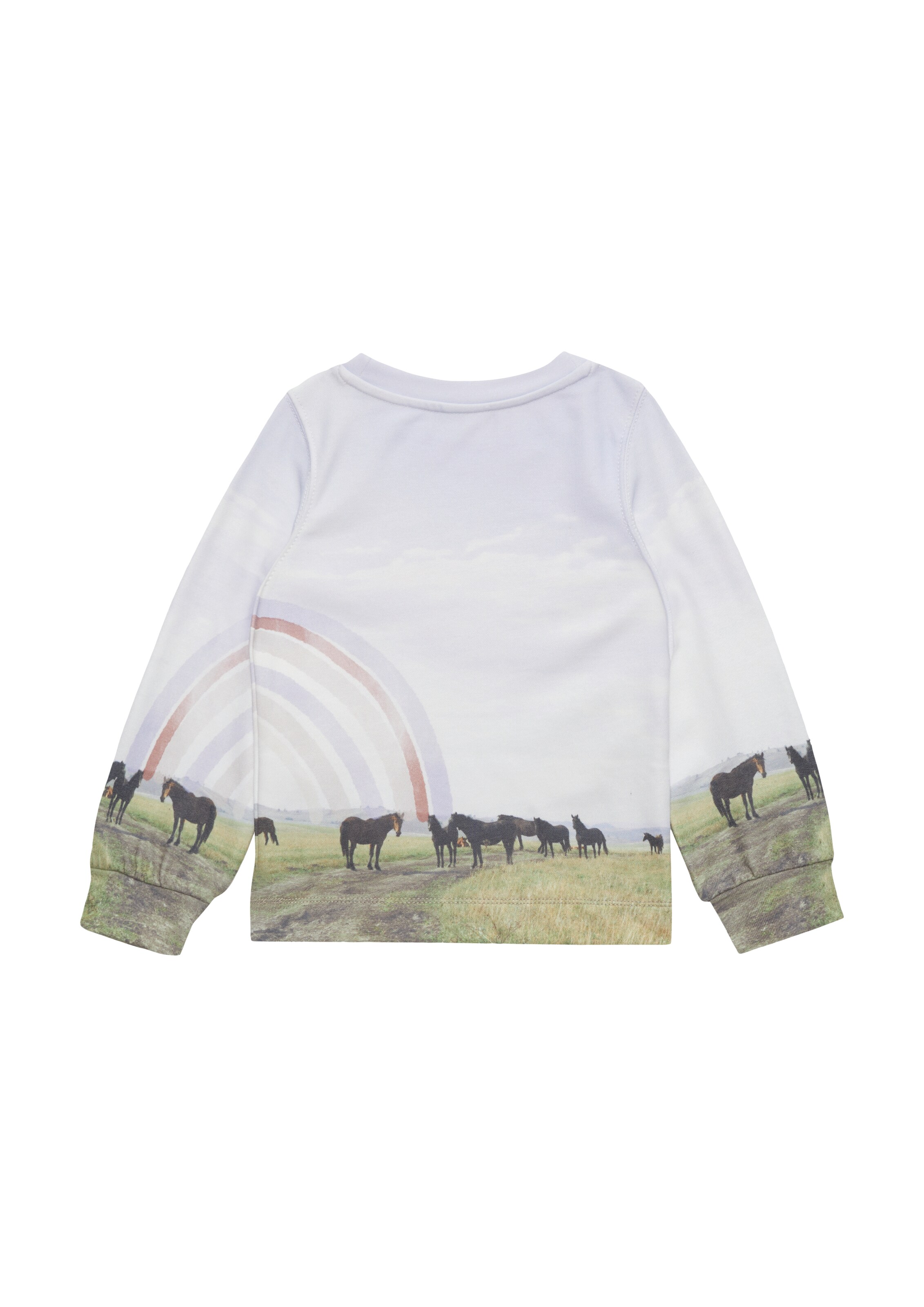 s.Oliver Sweatshirt in Weiß: Rückseite