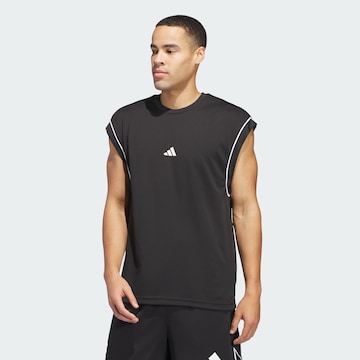 ADIDAS PERFORMANCE Functioneel shirt 'All-World ' in Zwart: voorkant