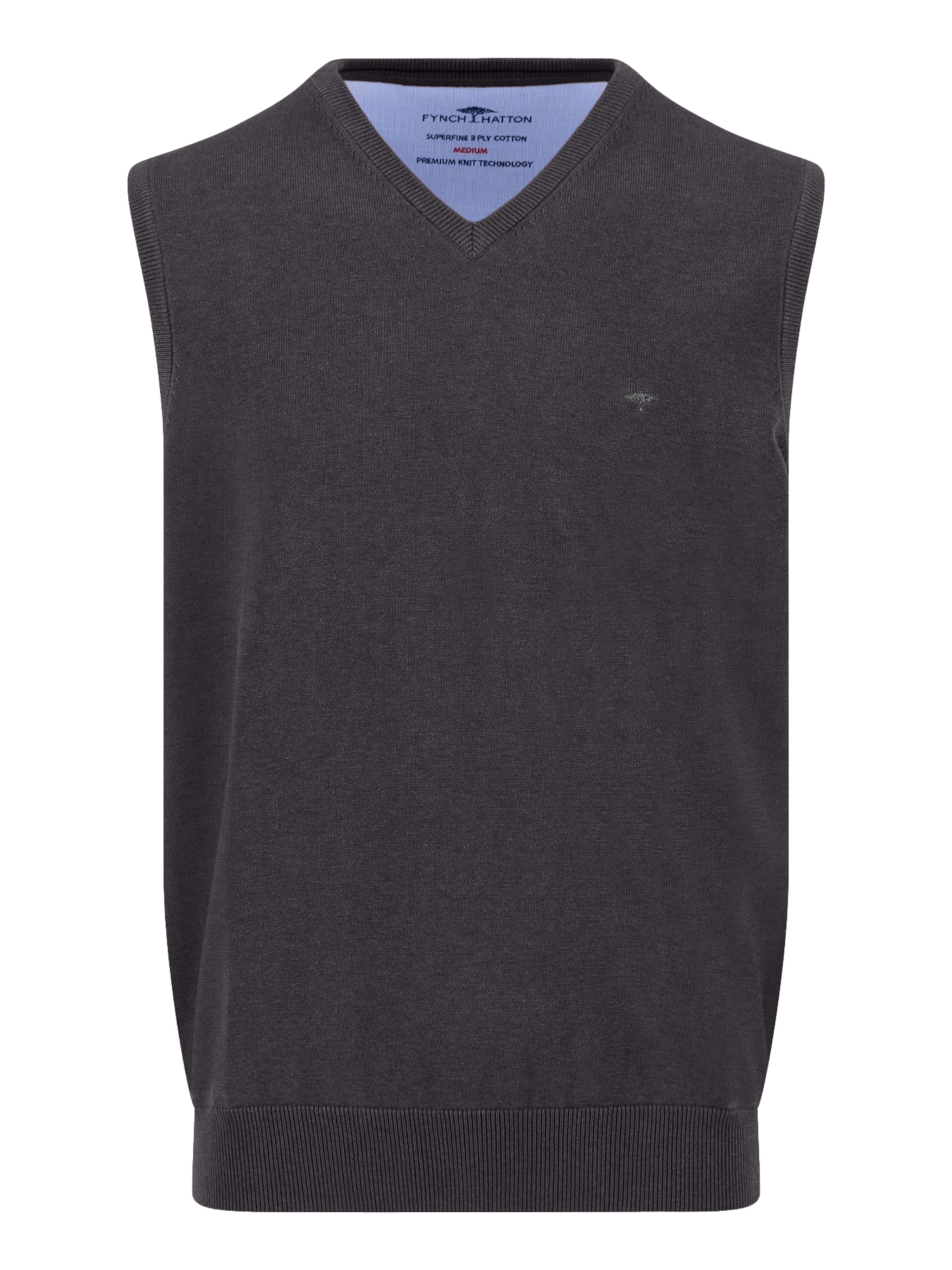 FYNCH-HATTON Pullunder in anthrazit, Produktansicht