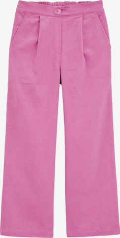 rožinė WE Fashion Plačios klešnės Kelnės: priekis