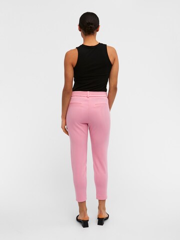 OBJECT - Slimfit Calças 'Lisa' em rosa