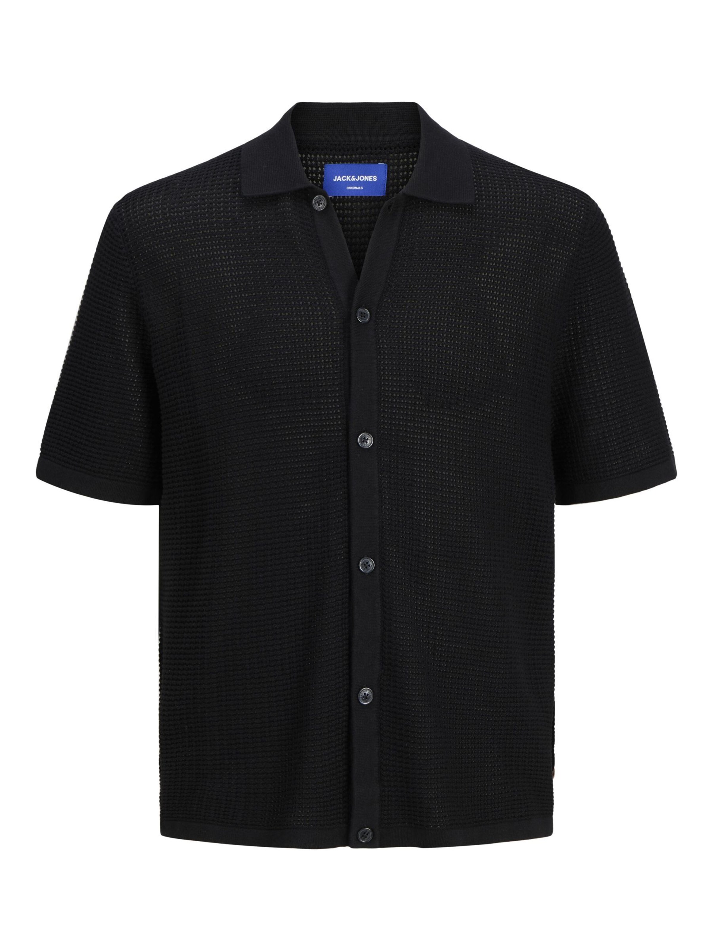 JACK & JONES - Cárdigan 'JORALMERIA' en negro: frente