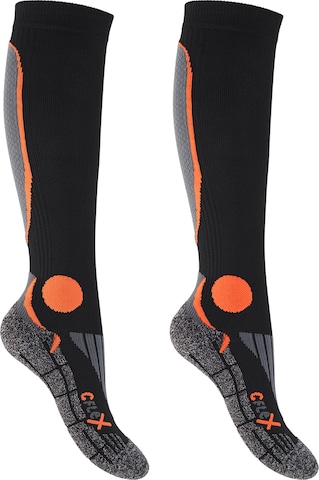 cflex Athletic Socks 'Performance' in Orange: front