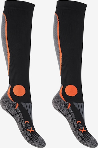 cflex Sportsocken 'Performance' in Orange: Vorderseite