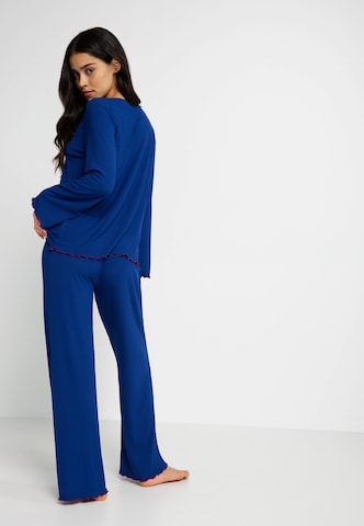 Pijama de la LSCN by LASCANA pe albastru