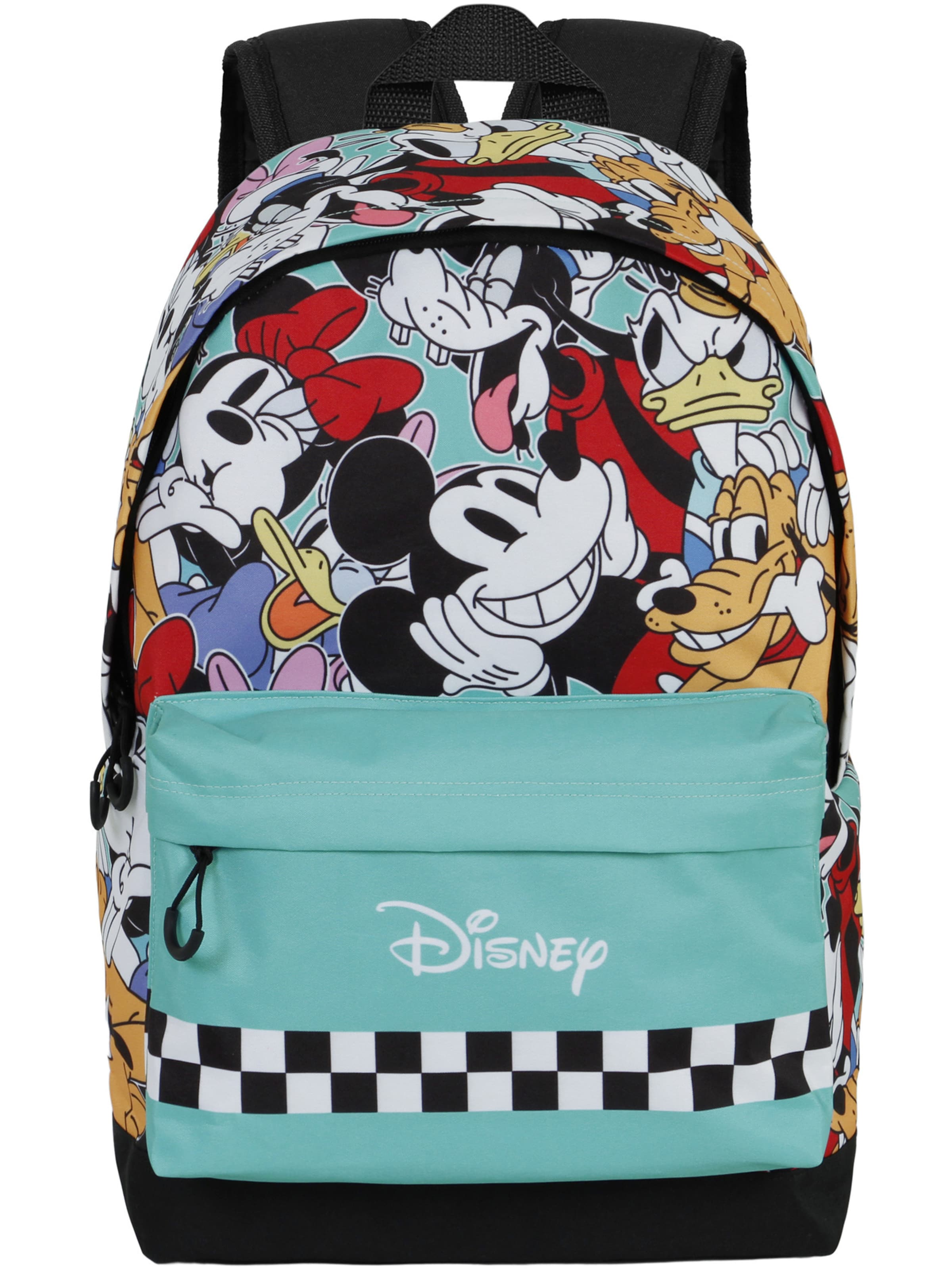 Zaino 'Mickey Mouse Squares' di DISNEY in blu: frontale