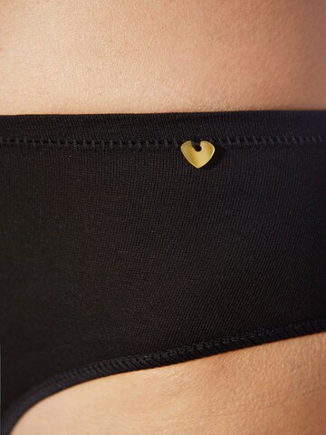 zd ZERO DEFECTS Panty 'Diana soy fiber mid waist panty' in Schwarz