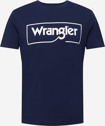 WRANGLER T-Shirt in Blau: predná strana