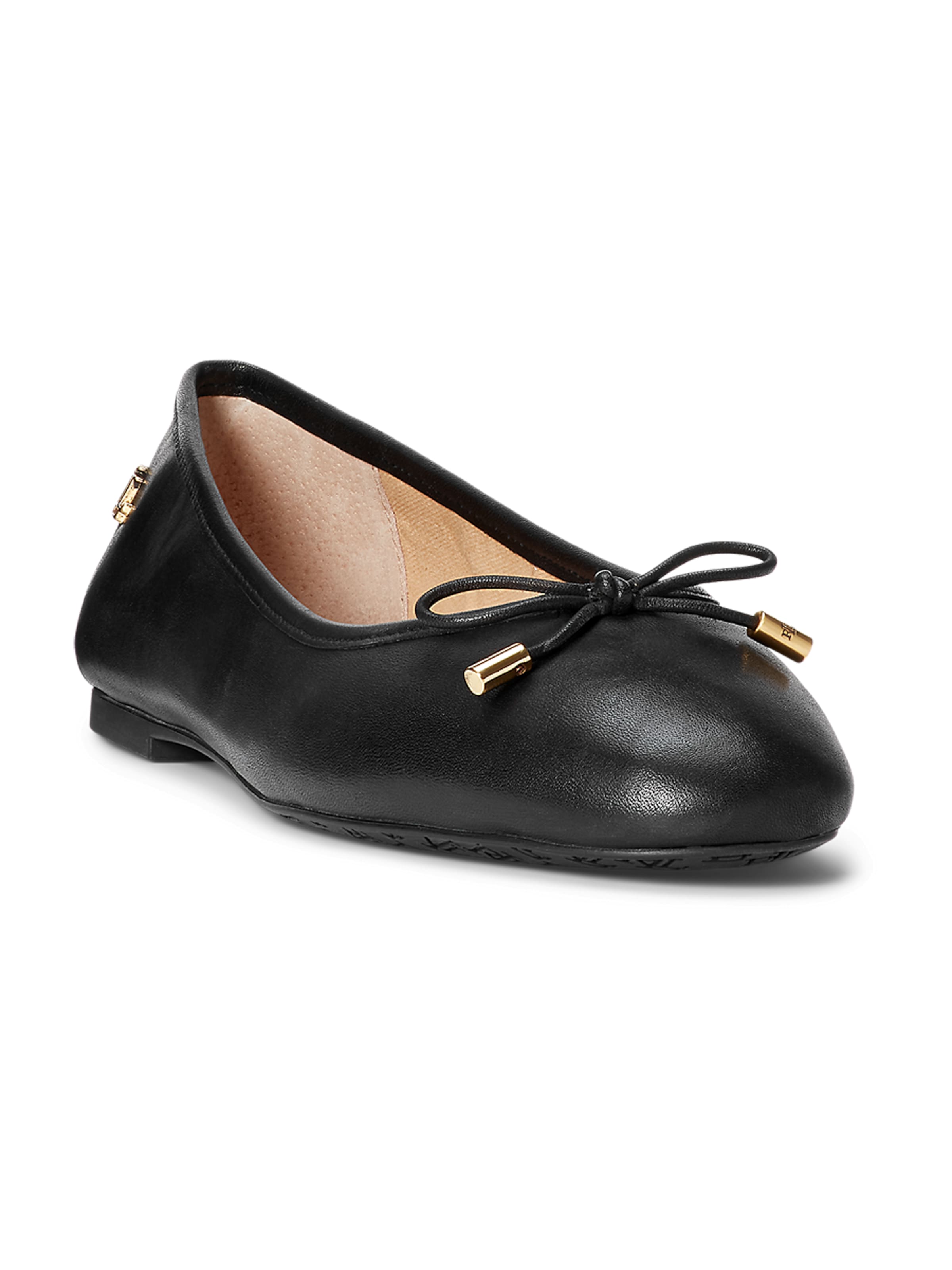 Lauren Ralph Lauren Ballerina 'Jayna' in Schwarz: Vorderseite