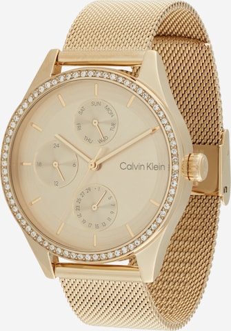 Calvin Klein - Reloj analógico en oro: frente