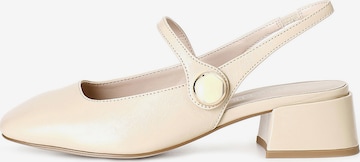 CAFè NOIR Ballerina in Beige: front