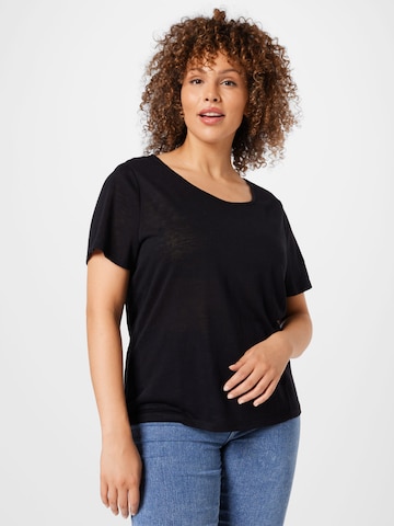 ABOUT YOU Curvy - Camisa 'Thekla' em preto: frente