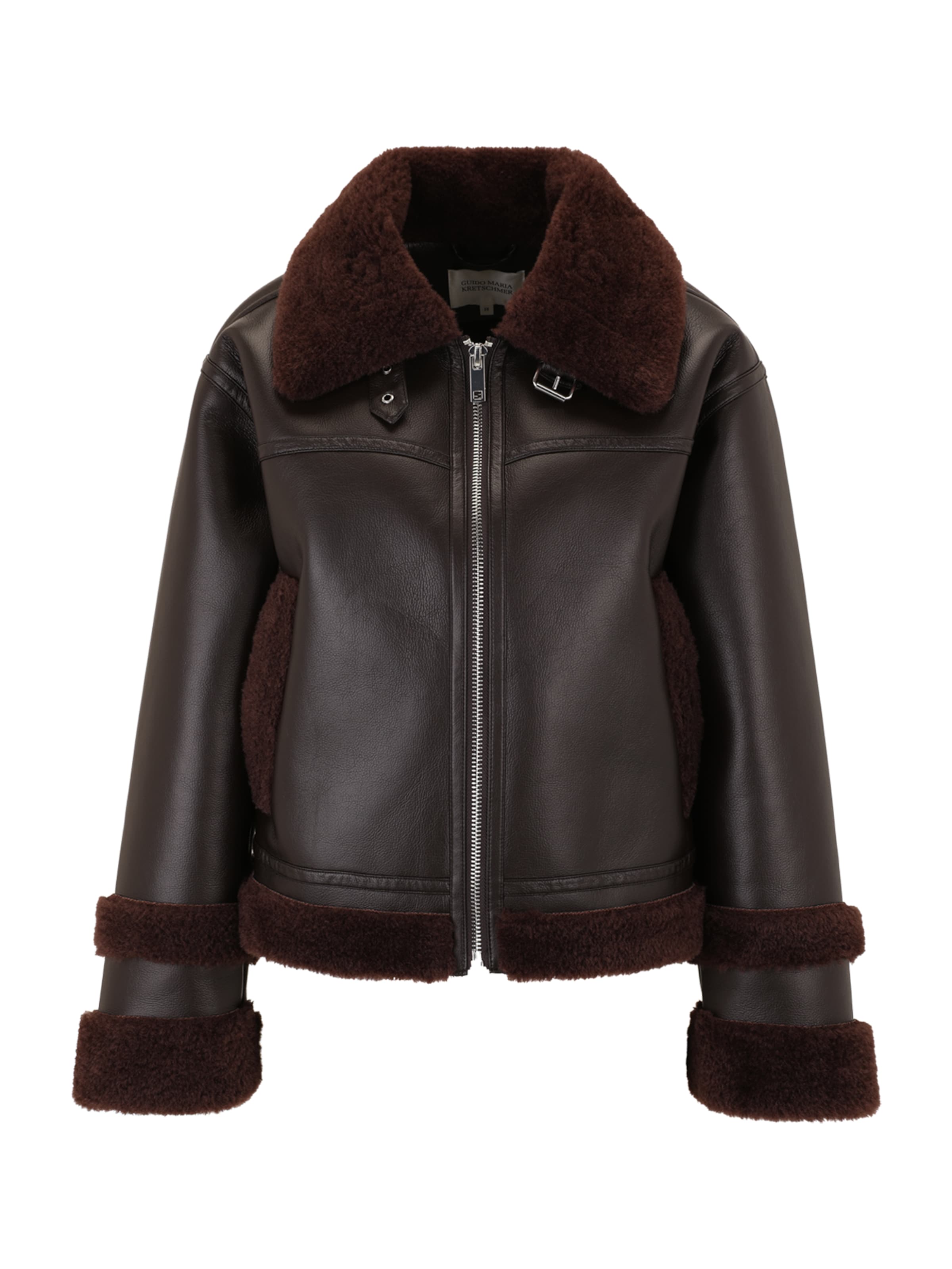 Guido Maria Kretschmer Women Χειμερινό μπουφάν 'Enie' σε καφέ: μπροστά