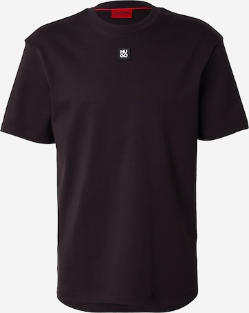 HUGOMajica 'Dalile' - crna boja: prednji dio