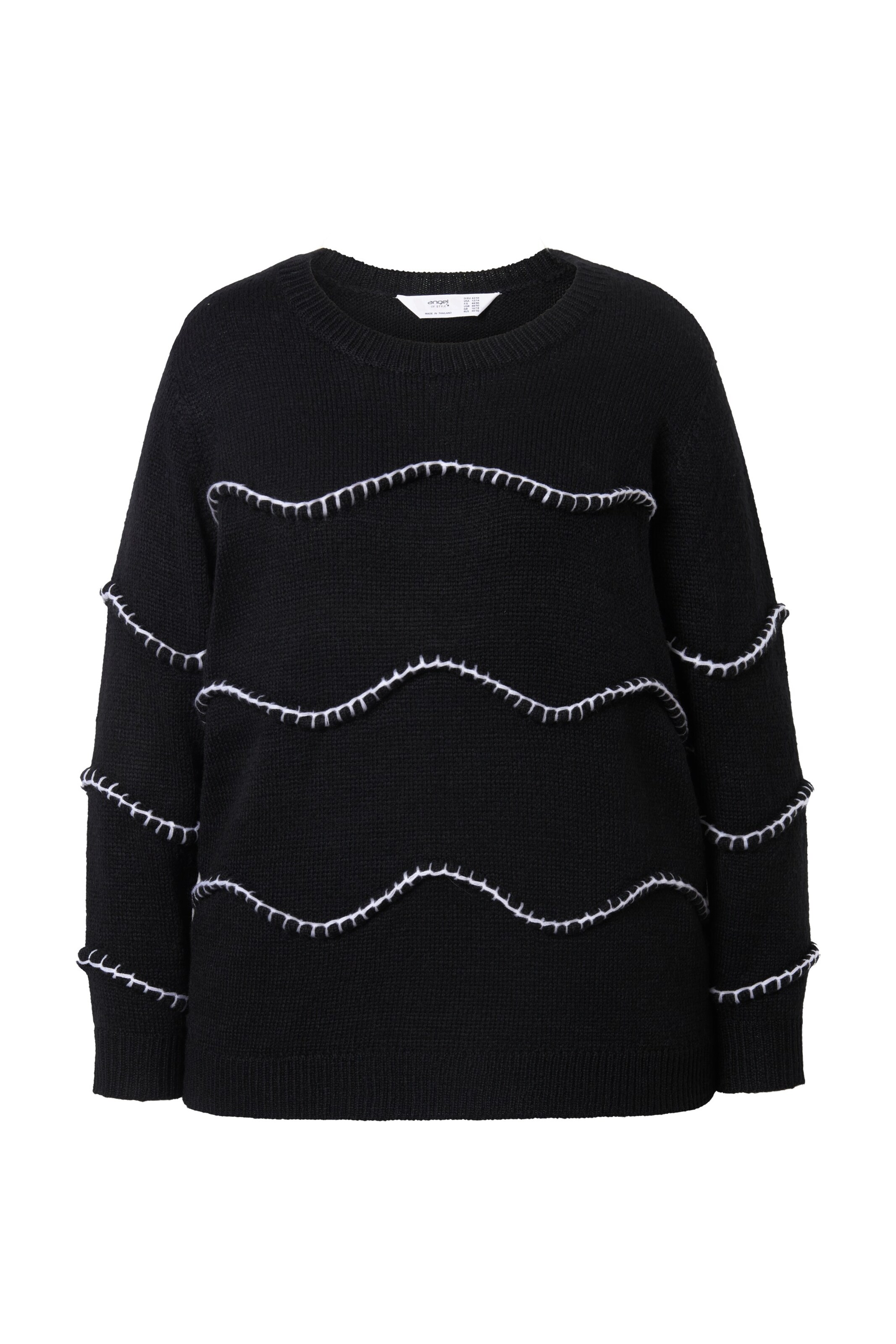 Angel of Style Pullover in Schwarz: Vorderseite