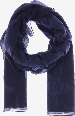 Armani Jeans Scarf & Wrap in One size in Blue: front