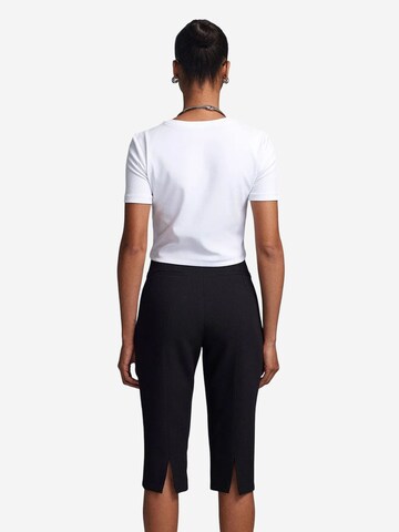 Dilvin Slim fit Pleated Pants in Black