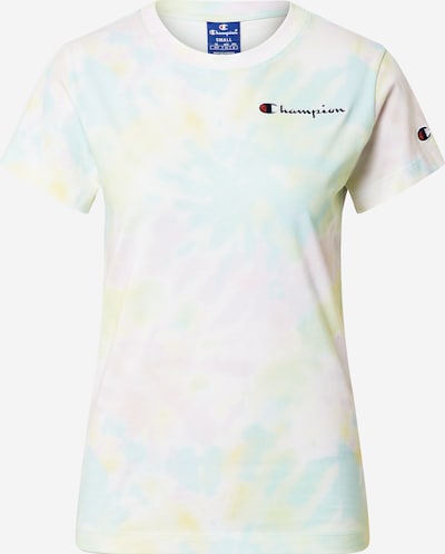Champion Authentic Athletic Apparel Shirt in Turquoise / Yellow / Pink / White, Item view